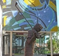 Inauguraron un mural en el museo De Vicenzo