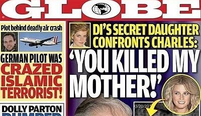 Una revista dice que Lady Di y Carlos tuvieron una hija a la que ocultaron en EEUU