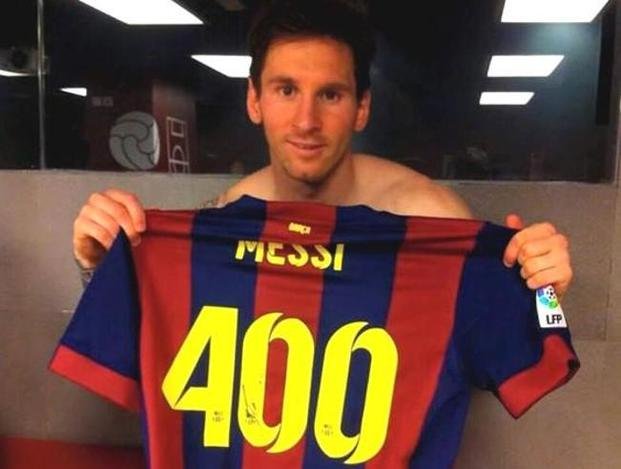 Los 400 goles de Messi
