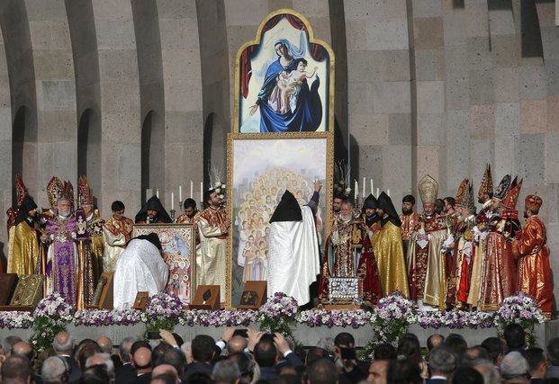 Con el apoyo del Vaticano, Armenia canonizó a víctimas del genocidio