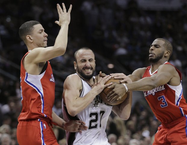 Con Ginóbili en cancha, los Spurs 
dieron vuelta la serie con los Clippers