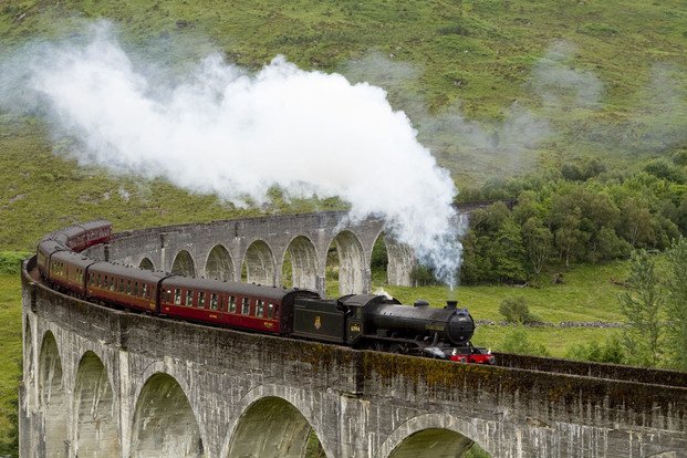 El encantador tren a vapor por las “Tierras Altas” de Escocia