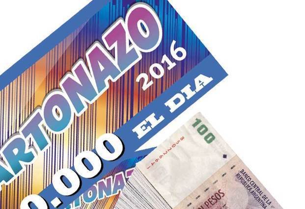 Controlá tu Cartonazo, podés 
ganar 60.000 pesos