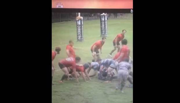 Repudian patada en un partido de rugby