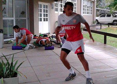 El Pincha se entrenó en City Bell luego del triunfo ante Temperley