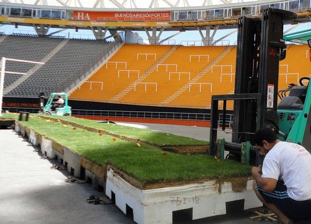 "El campo del estadio va a estar entre 7 y 8 puntos"