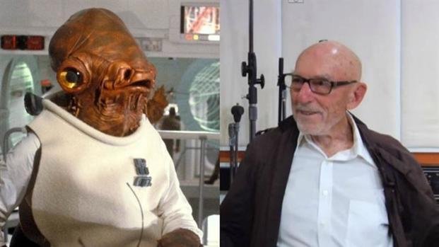 Murió Erik Bauersfeld, la voz del almirante Ackbar