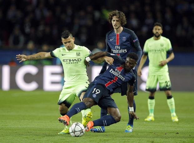 Empate en dos entre el PSG y Manchester City