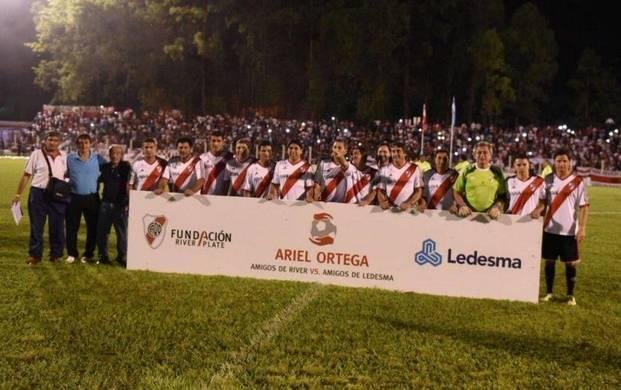 Ariel Ortega tuvo su partido homenaje en Ledesma, su tierra natal