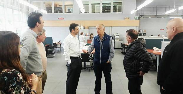 Grindetti visitó planta de levaduras e insumos para la industria en Lanús