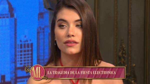 Eva De Dominici reveló que fue a la fiesta 
de Costa Salguero y que le ofrecieron droga