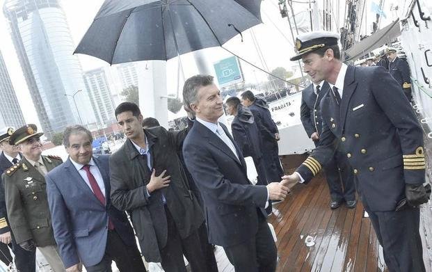 El discurso de Macri al despedir a la Fragata Libertad