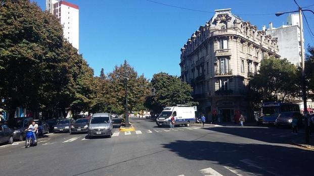 Un motociclista al hospital  por un choque en Diagonal 80