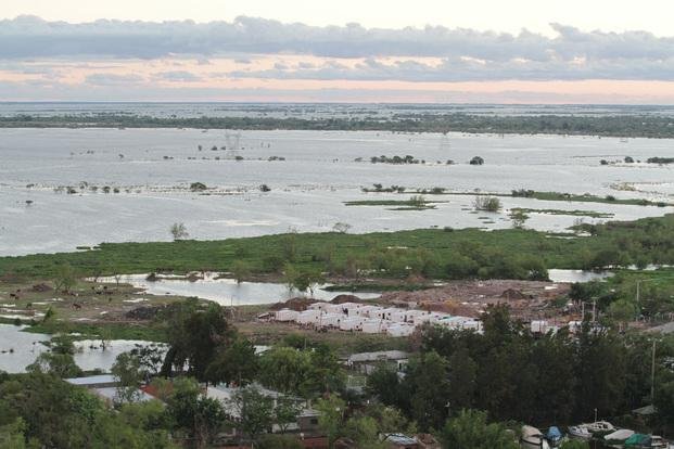 "El paisaje provocado por las inundaciones es desolador"