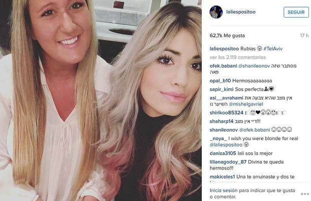 Lali Espósito, con nuevo look