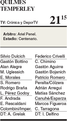 Quilmes, por la revancha