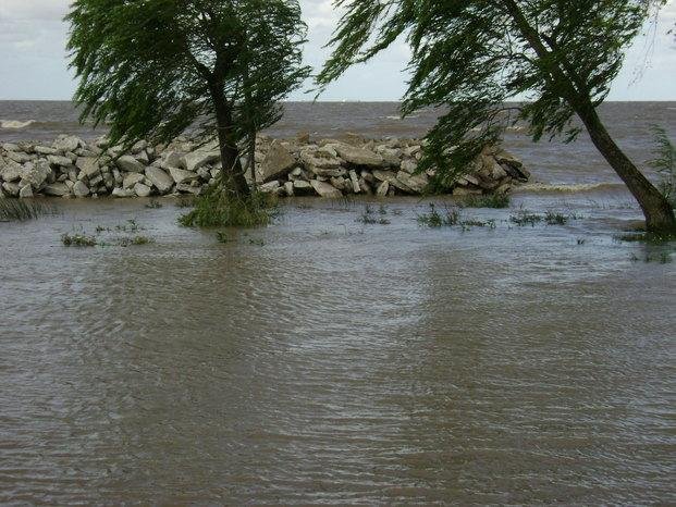 Emitieron aviso por crecida del 
Río de La Plata para esta noche