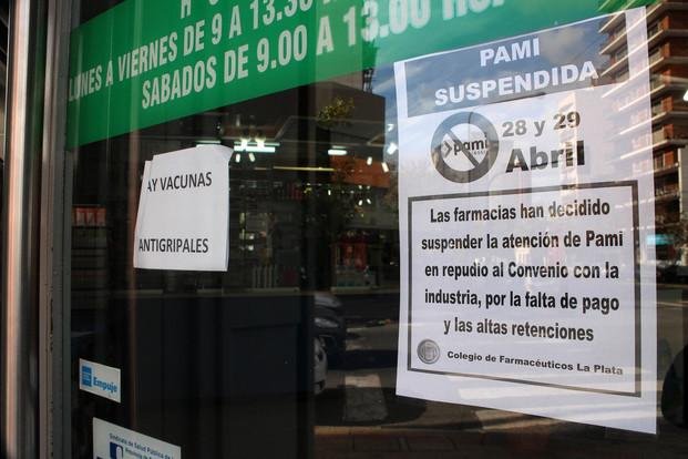 Sin atención por PAMI en farmacias platenses