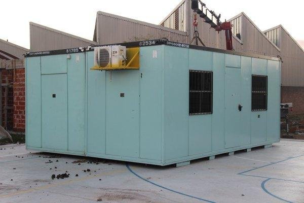 Tras incendio, instalan aulas modulares en Técnica 2 de Ensenada