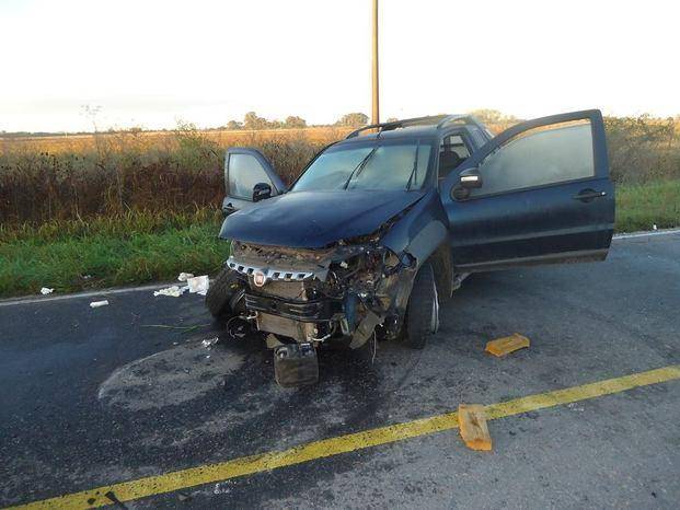 Al borde de la tragedia por un choque frontal en Magdalena