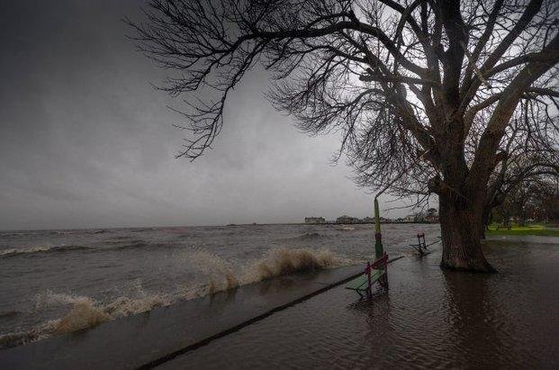 Salió de su cauce el río en la ribera local