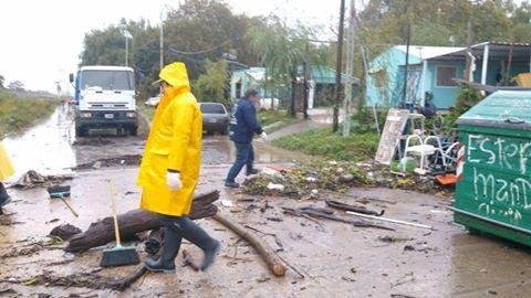 Trabajos tras temporal