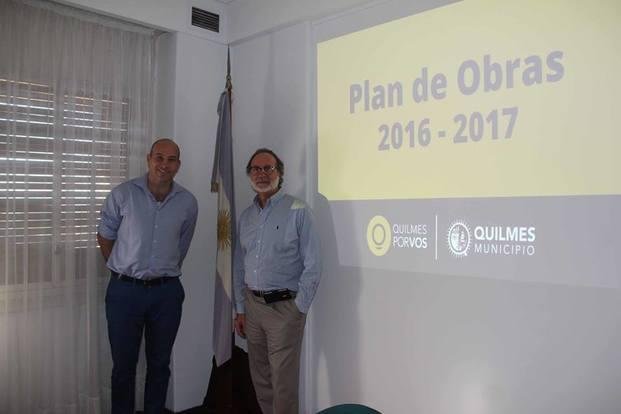 Molina presentó a Nación el Plan Maestro de obras para Quilmes