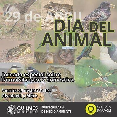 Jornada especial sobre fauna silvestre y doméstica por el Día del Animal