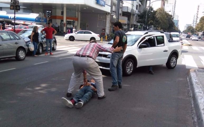 Atropellaron a un hombre en 7 y 39