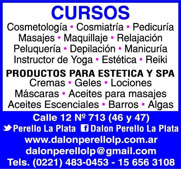  Perello te ofrece gran variedad de cursos y productos para estética
