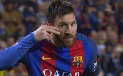 El festejo "solidario" de Messi