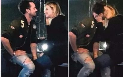 Chano a los besos con una modelo en el Lollapalooza