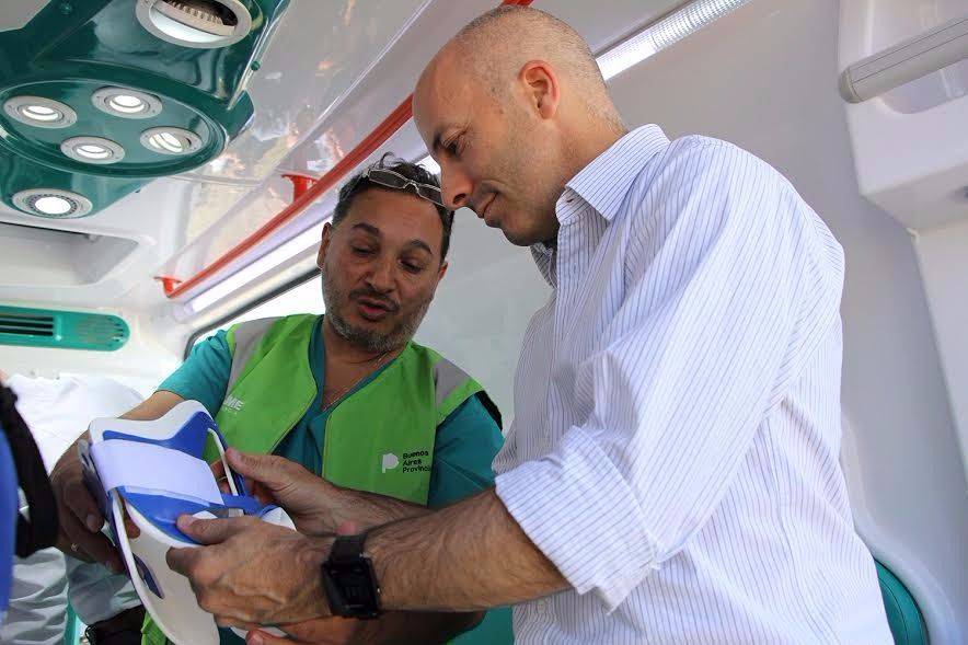 Presentan en Pilar las nuevas ambulancias del SAME