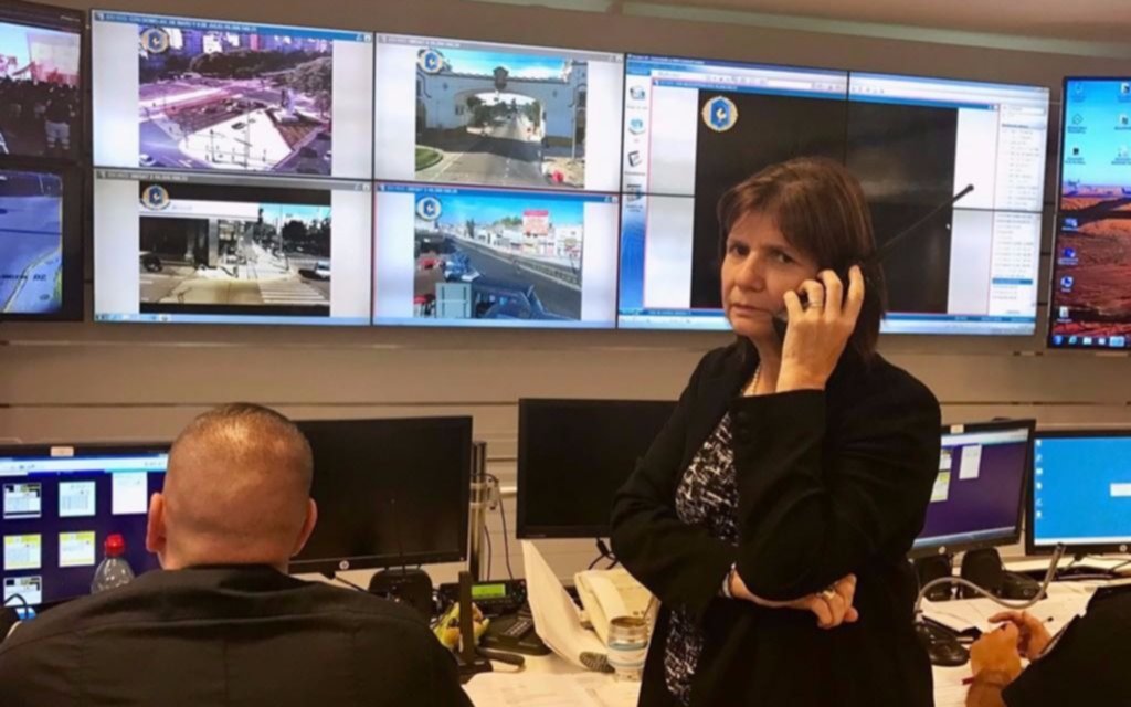 Bullrich: "El objetivo es que la gente pueda sentir que vive en paz"