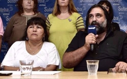 Desde SUTEBA señalan que "presidencia  ordenó el operativo desalojo en el Congreso"