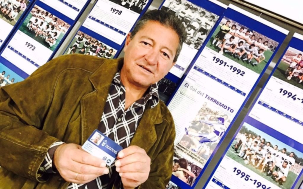 Reconocimiento a Perdomo, con la presencia del Melli