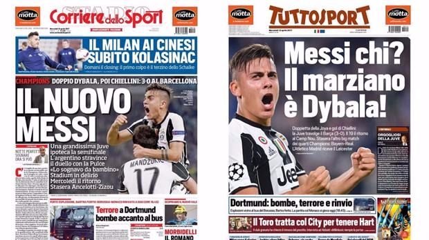 En Italia dicen que Dybala "es un marciano" y lo comparan con Messi