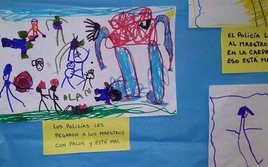 Polémica por dibujos en un jardín