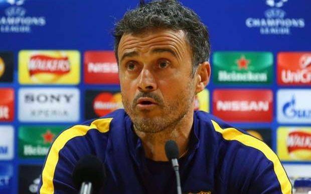 "Si es necesario pondremos ocho delanteros", dijo Luis Enrique