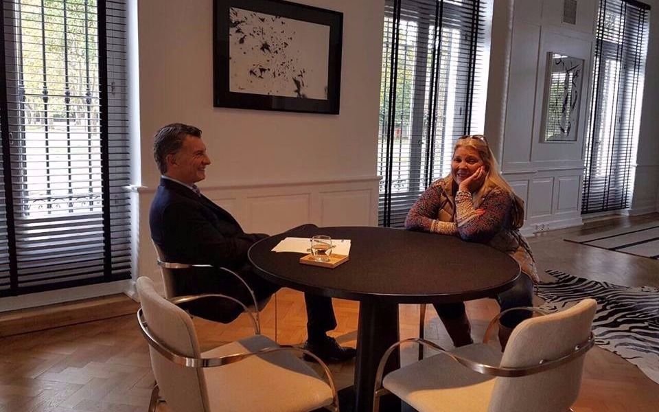 Mauricio Macri se reunió con Elisa Carrió en Olivos