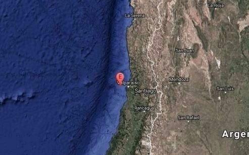 Un sismo de 6,9 grados sacudió el centro de Chile