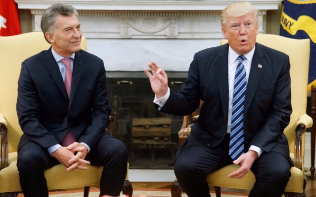 Trump, sobre Macri: "estoy respaldando a un hombre que ama a su pueblo y a su país"