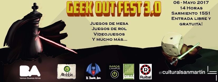 Una nueva edición del Geek Out! Fest llega al Centro Cultural San Martín