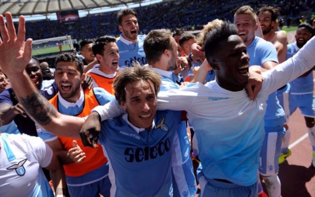 Lazio se quedó con el clásico: derrotó a Roma por 3 a 1