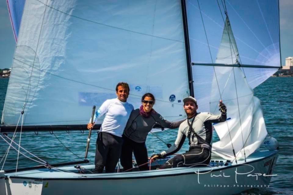 La platense María Paula Salerno tuvo otra sobresaliente actuación en Vela