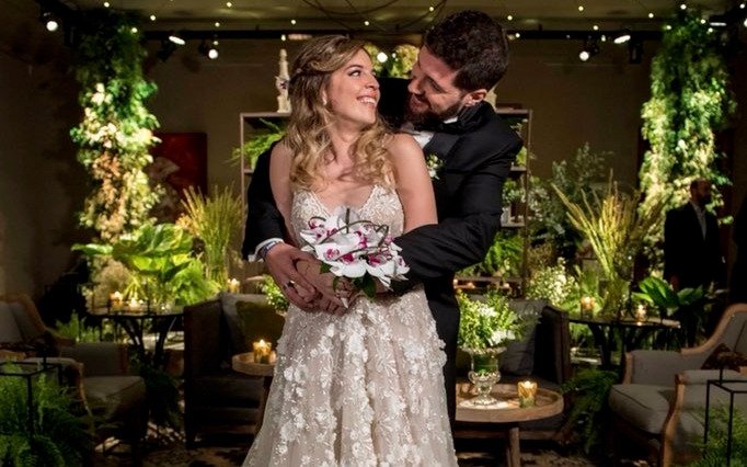 Dalma presentó el vestido que usó  para el casamiento