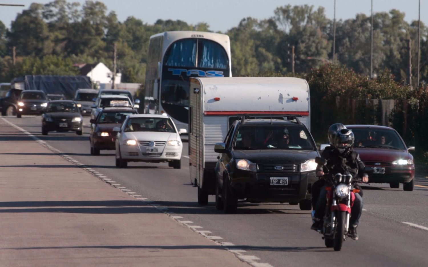Con las rutas recargadas el regreso a casa se hace lento y tedioso