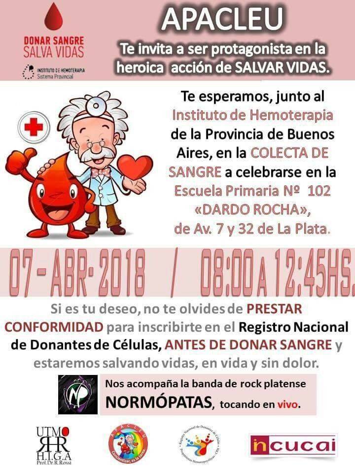 Lanzan una colecta de donación de sangre en la Región