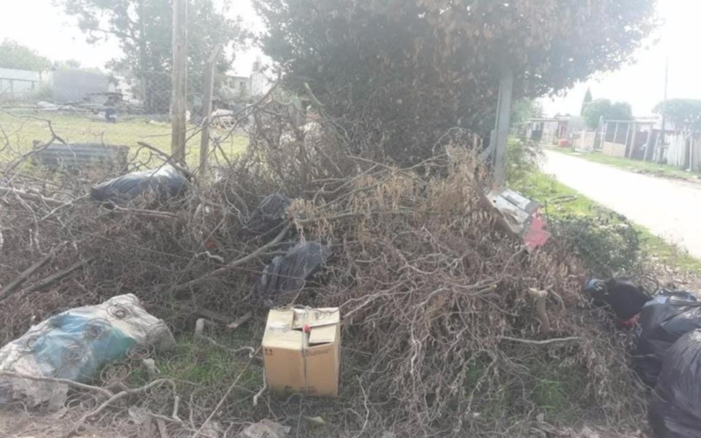 Denuncian abandono en una zona de Villa Elvira