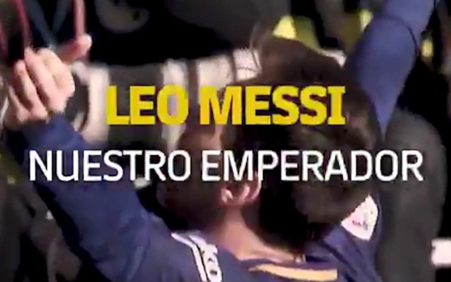 Video motivacional del Barcelona en el que Messi es "El Emperador"
